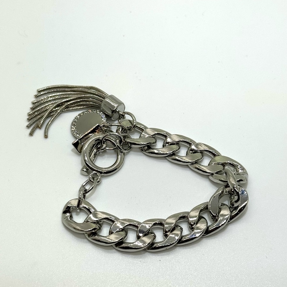 The Limited - Silver Chunky Chain Bracelet - Vintage
